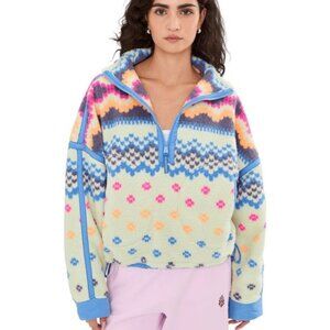 SOLD OUT Free People Movement Mountain High Isleknit spring meadow pullover M
